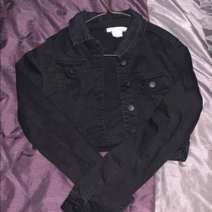 Black Jean Jacket